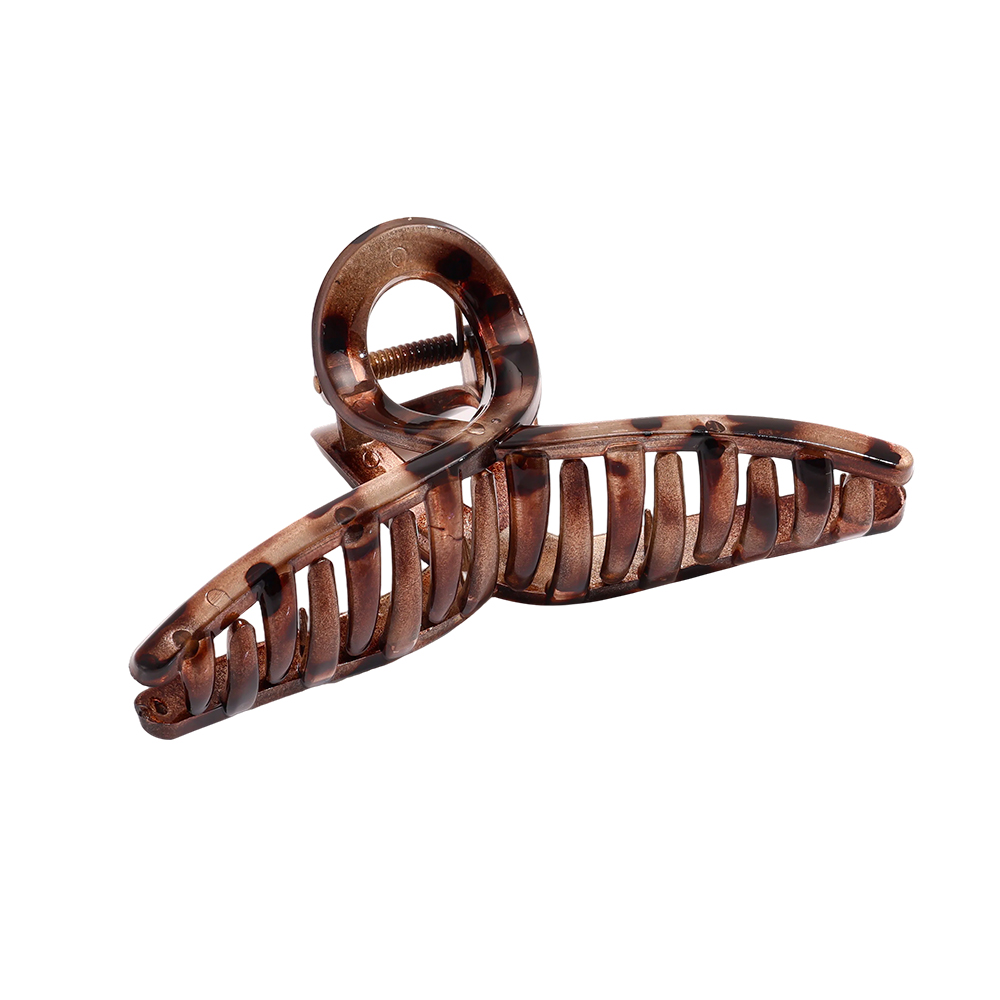12cm 8 Leopardenprint Haarklammer  