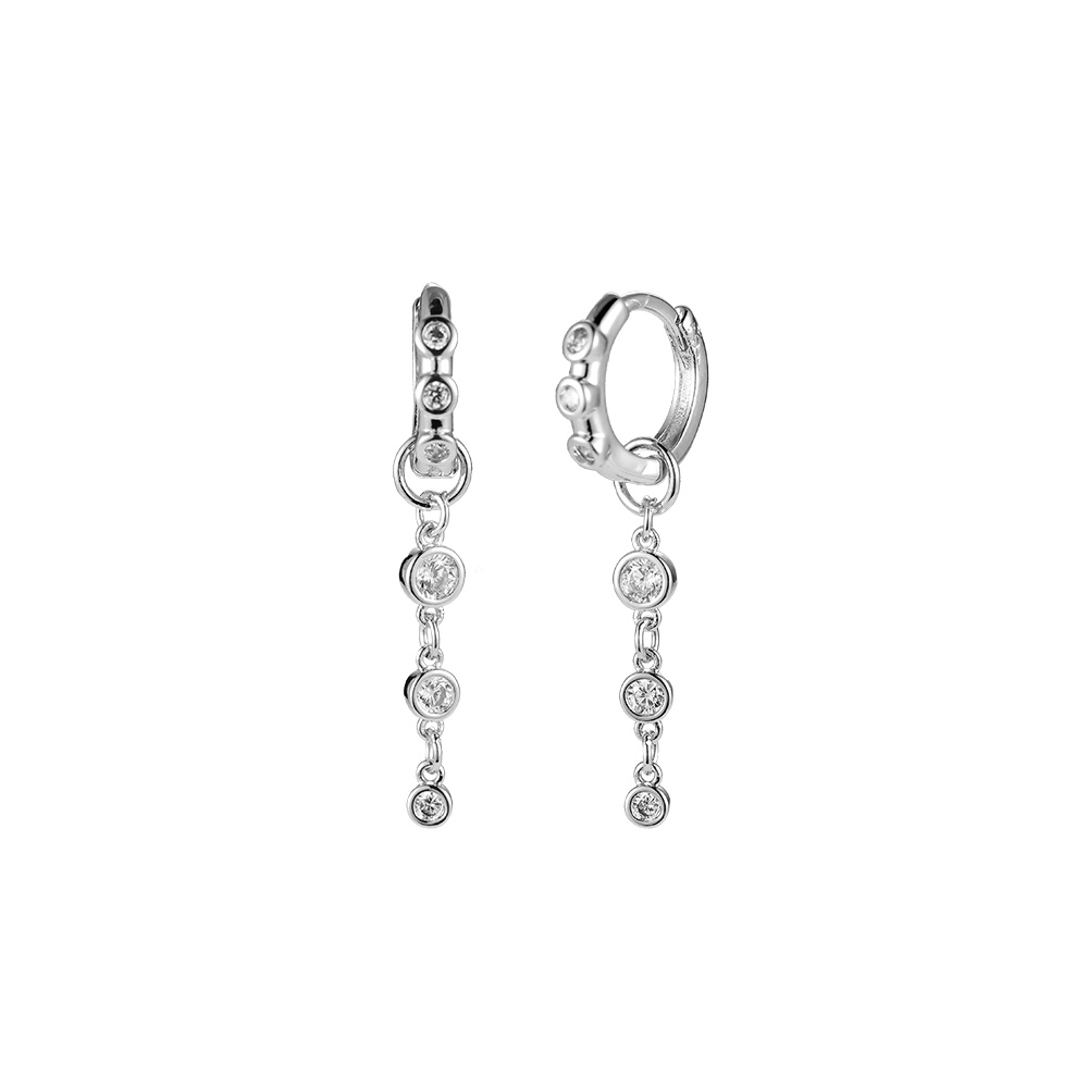 Vergoldete Ohrringe Otto 3 Diamonds
