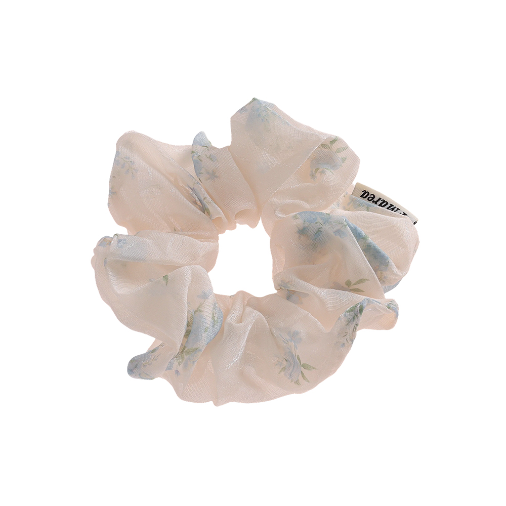 12*65mm Blumen Scrunchie  