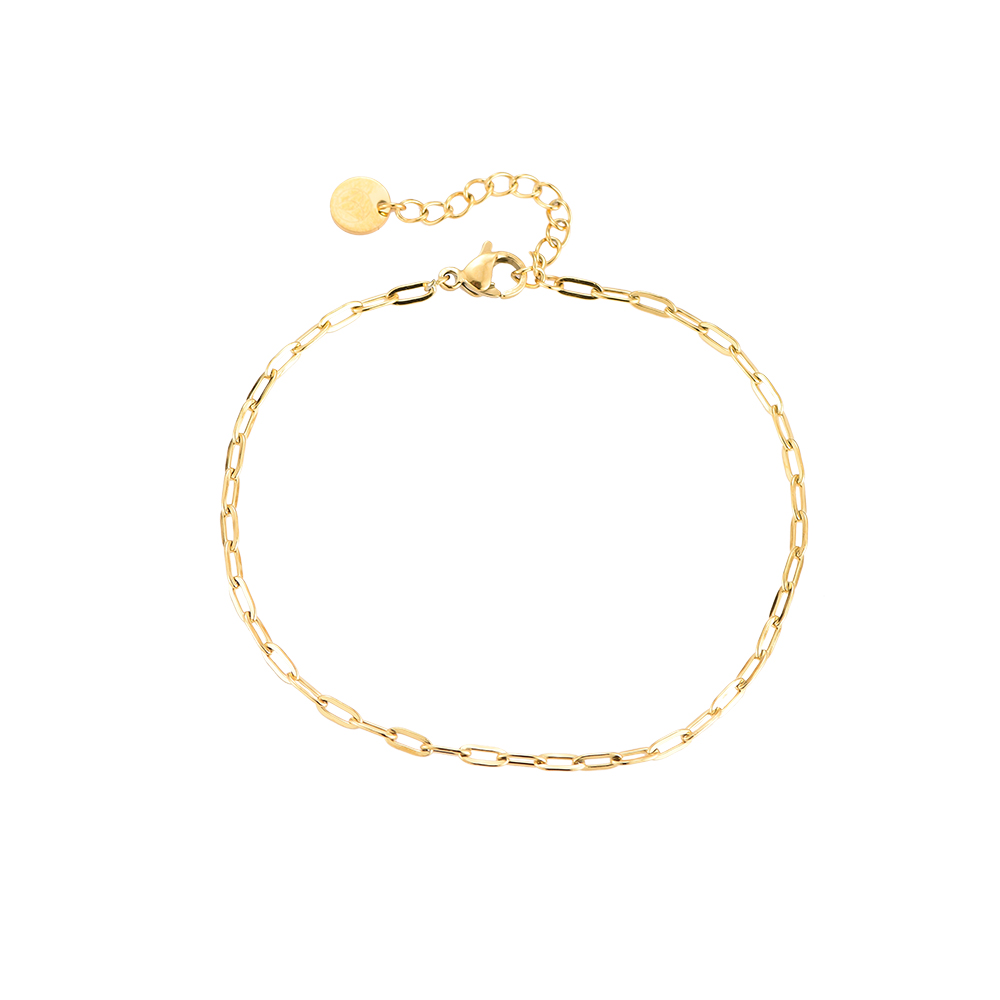 Edelstahl Armband Elongated Link