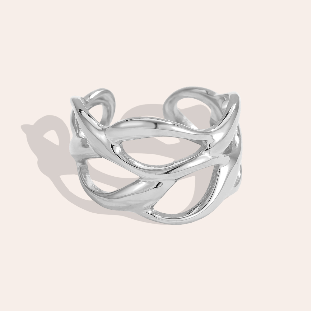 Edelstahl Ring Verstellbarer lockeres Netz