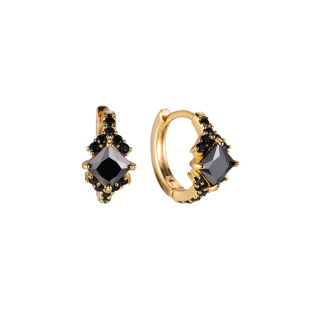 Mysterious Diamond Vergoldete Creole