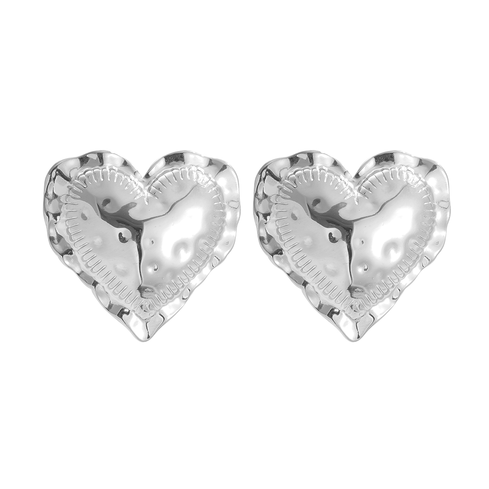 Edelstahl Ohrringe 4cm Great Heart