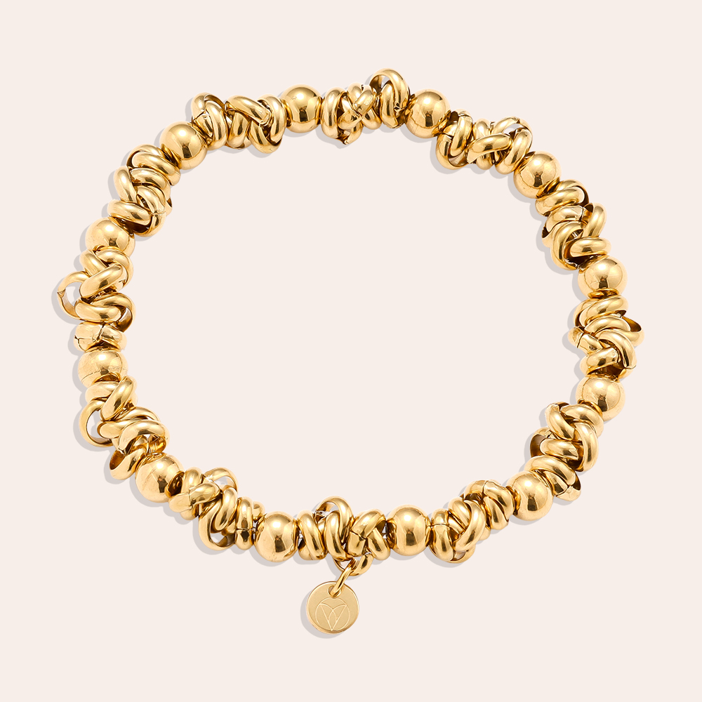 Edelstahl Armkette Elastic Rings And Beads