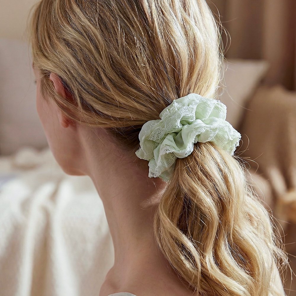 Lesbisch Einfarbig Scrunchie 