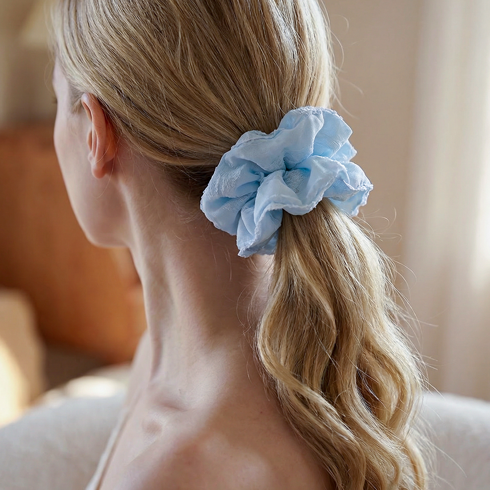 Lesbisch Einfarbig Scrunchie 