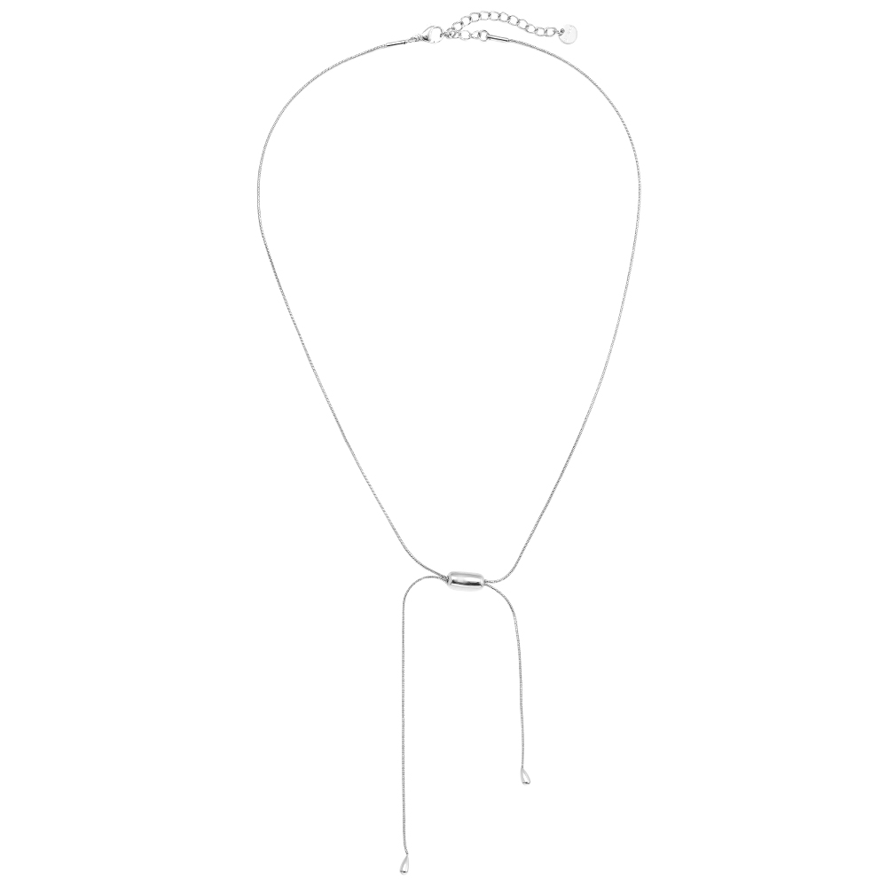 Edelstahl Halskette 42cm Bean With Chain