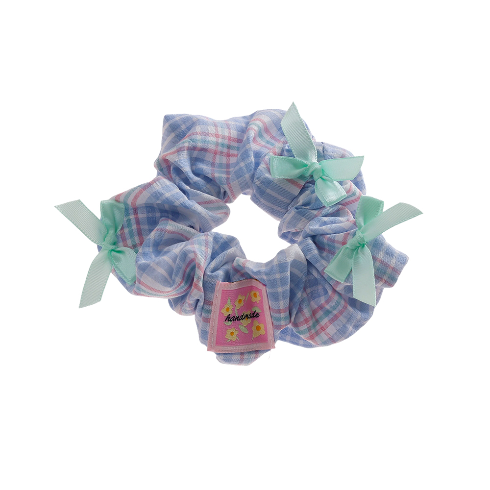 12*60mm Karos Steifen Bogen Scrunchie   