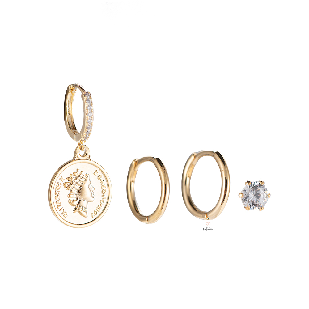 Vergoldete Earring Set No.2