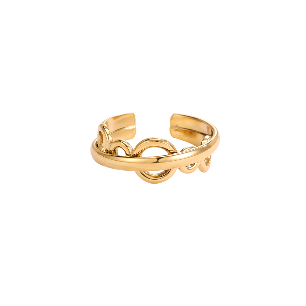 Edelstahl Ring Verstellbarer kleine Öse