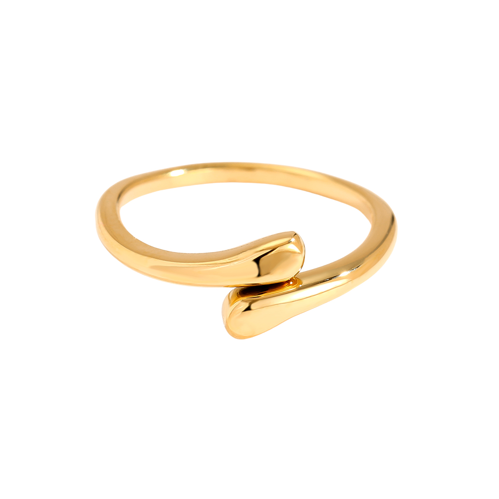 Edelstahl Ring Tiny Drops