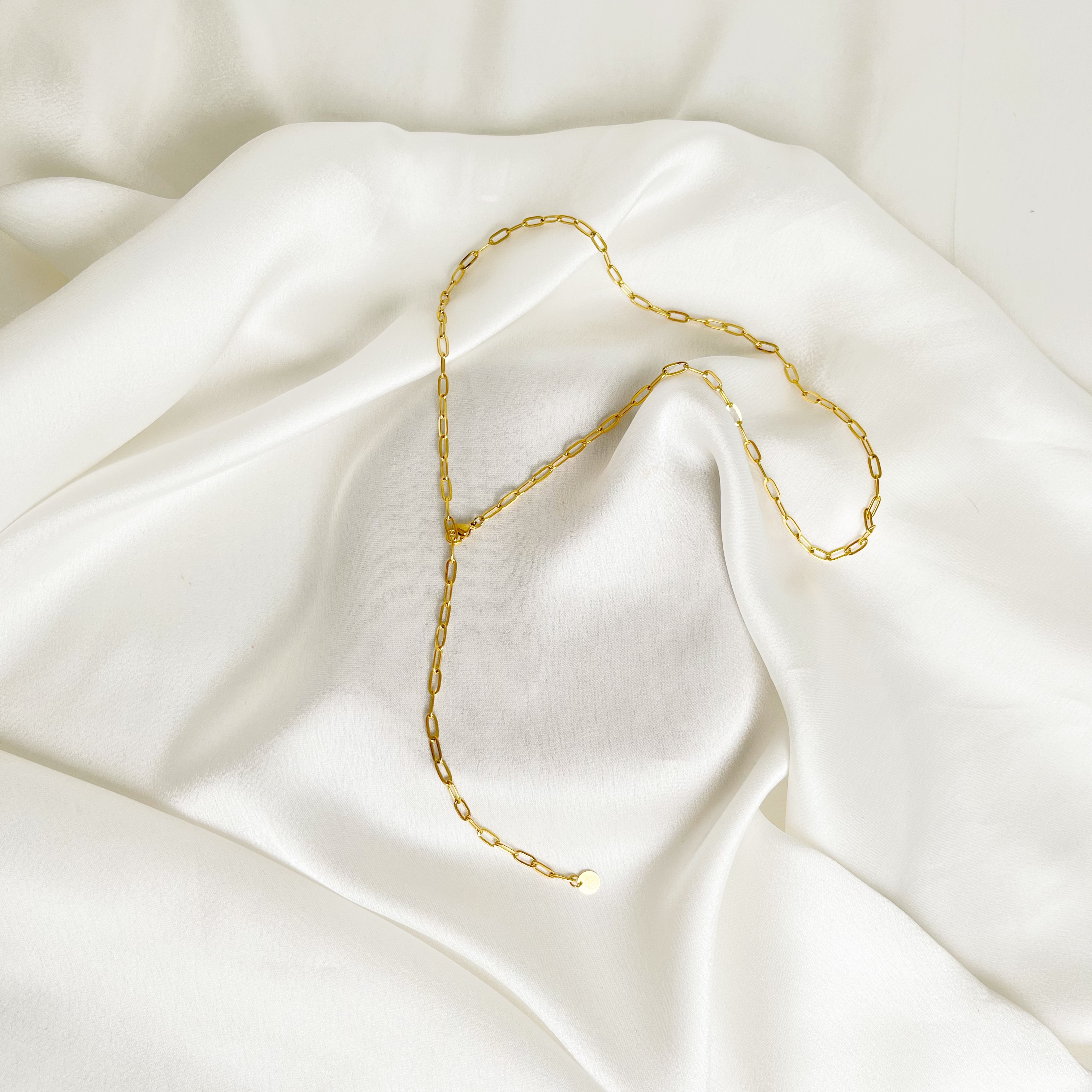 Edelstahl Kette Thin Round Teresa 60 cm