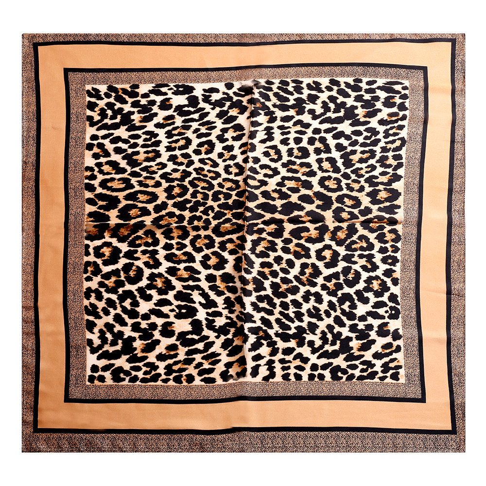 68*68cm Nice Leopard Print Schal