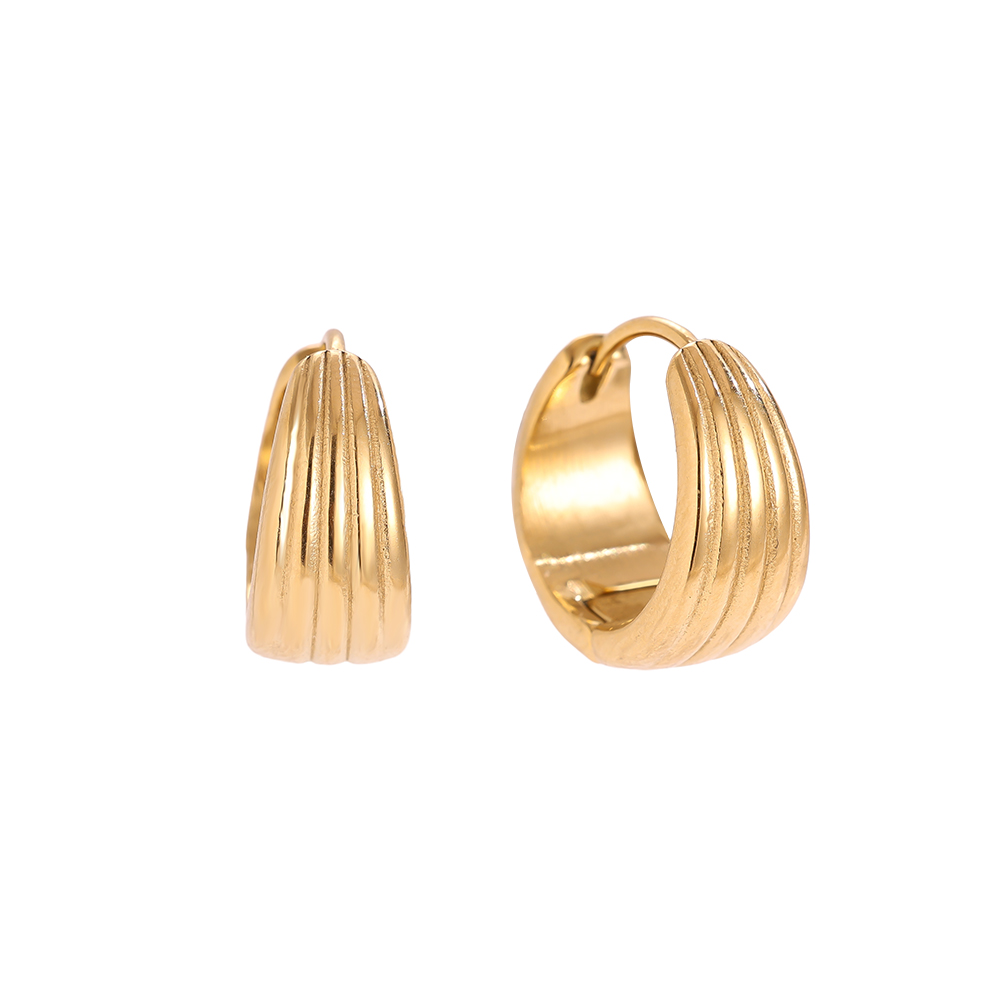 Edelstahl Ohrringe 1.5cm Nice Line Hoop