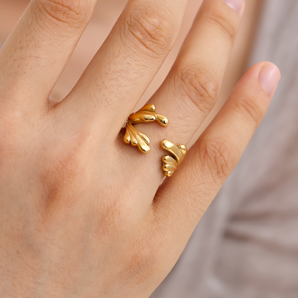 Edelstahl Ring Like Hand