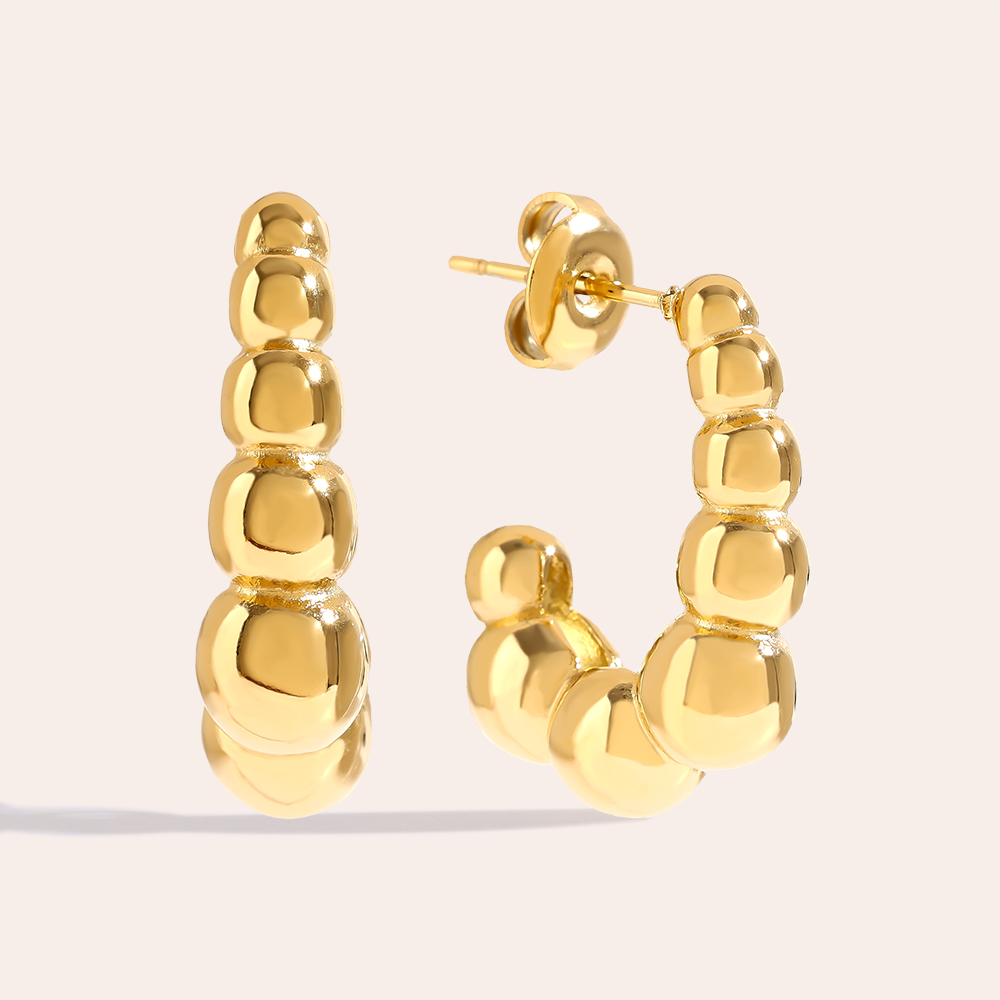 Edelstahl Ohrringe Dot Jack