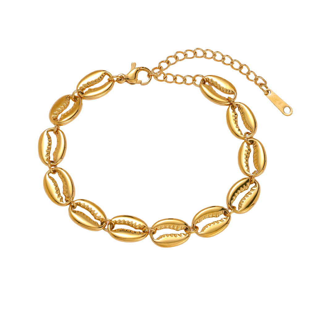 Edelstahl Armband 15cm Muschel