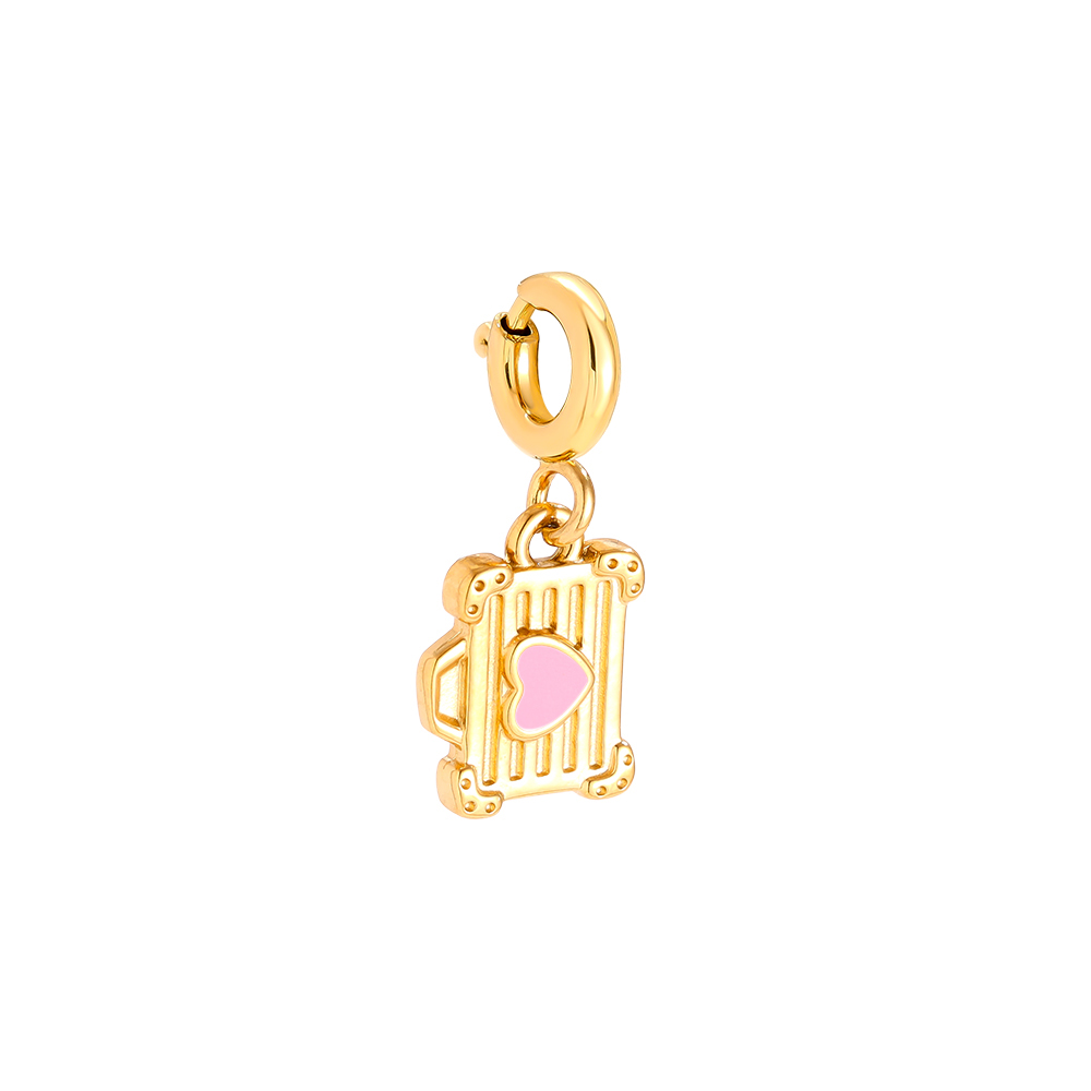 Edelstahl Pendant 1cm Spring Clasp Handbag