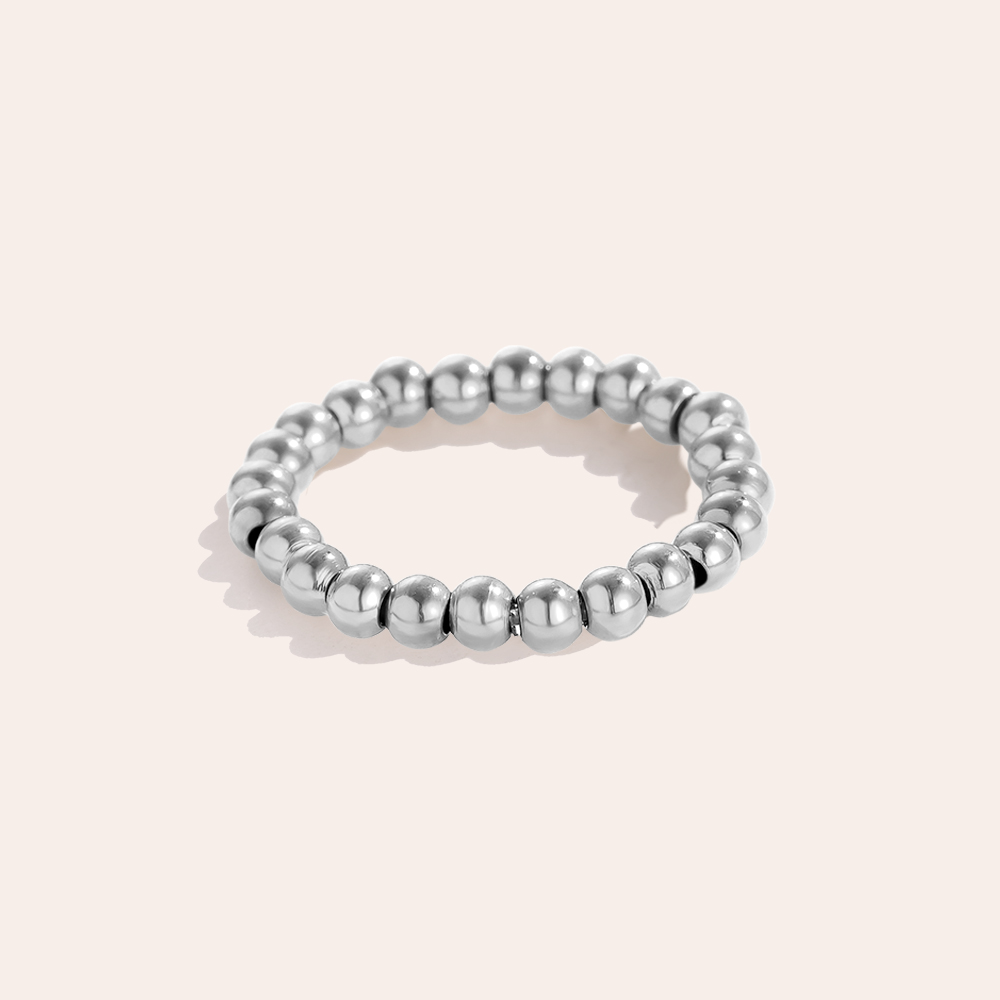 Edelstahl Ring 3mm Linsen Elastic