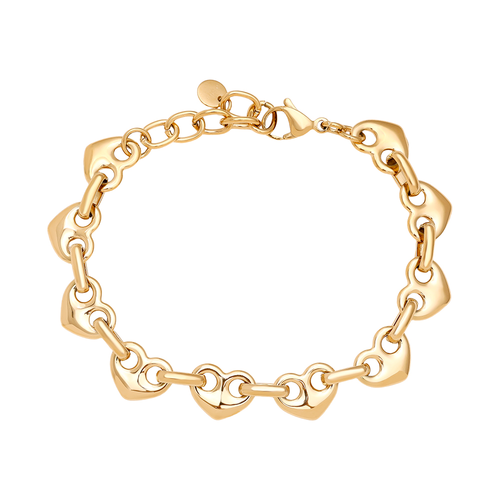 Edelstahl Armkette 17cm Heart Nose Chain