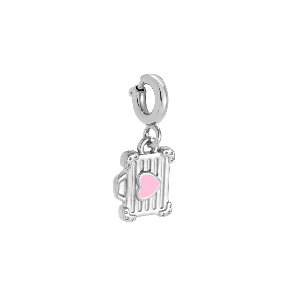 Edelstahl Pendant 1cm Spring Clasp Handbag