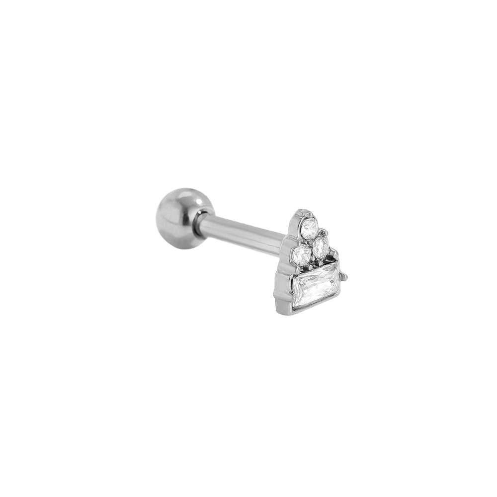Edelstahl Piercing 5mm Mini Diamond Group