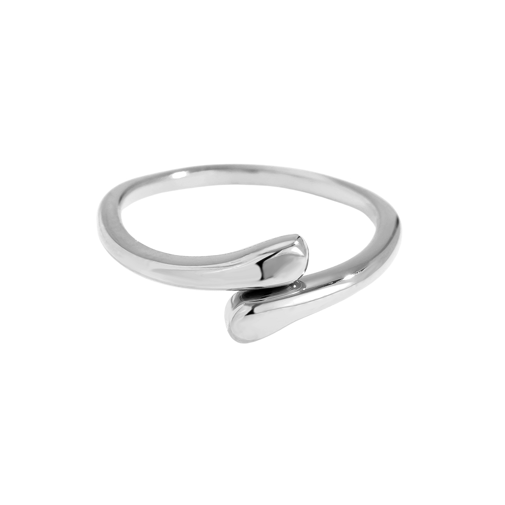 Edelstahl Ring Tiny Drops