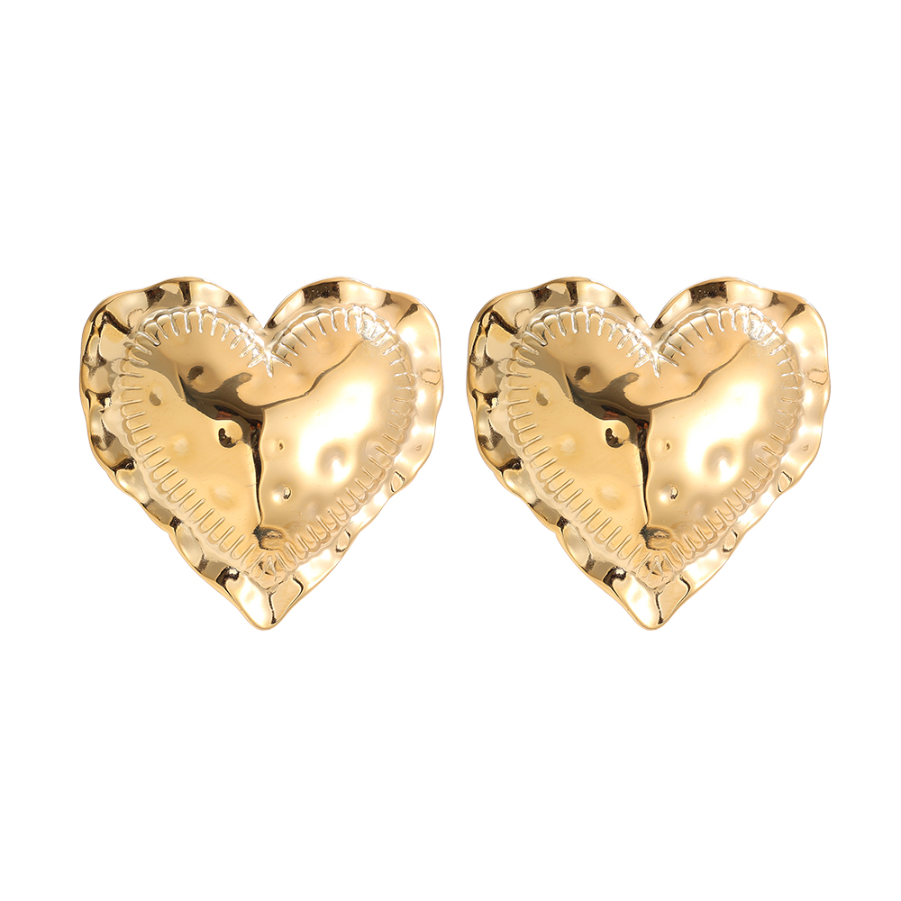Edelstahl Ohrringe 4cm Great Heart