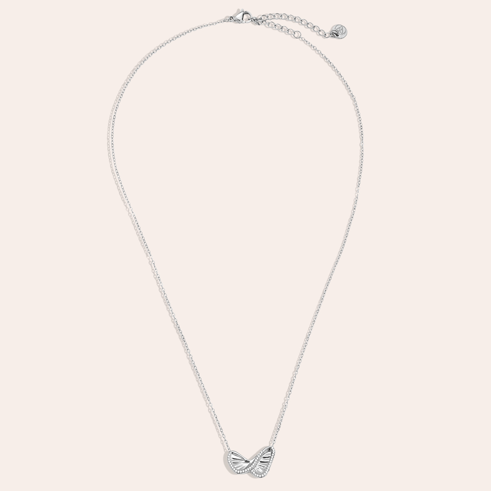 Edelstahl Halskette 40cm Like Diamond Butterfly
