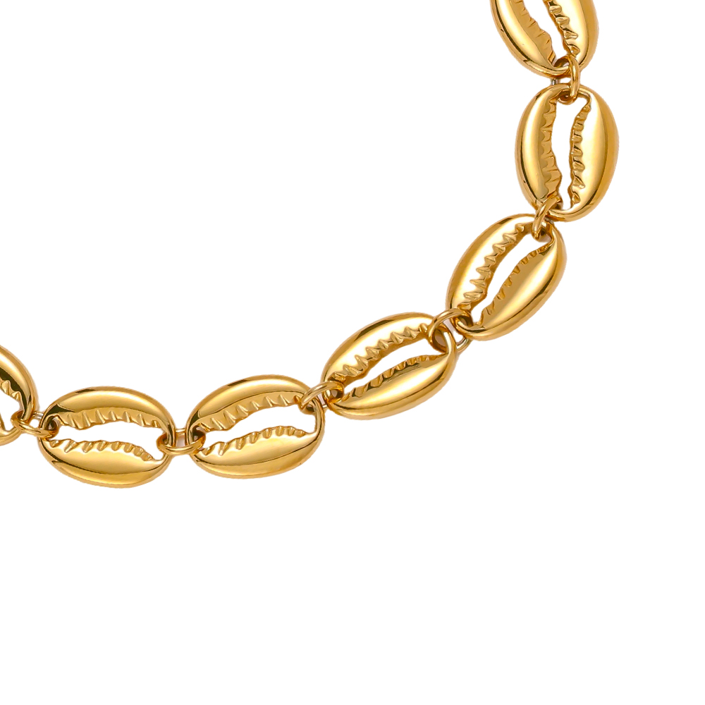 Edelstahl Armband 15cm Muschel