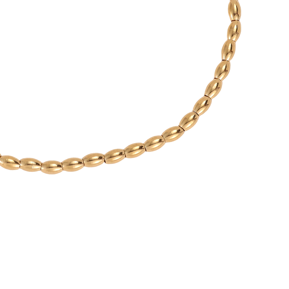 Edelstahl Armband Elastic Reiskorn