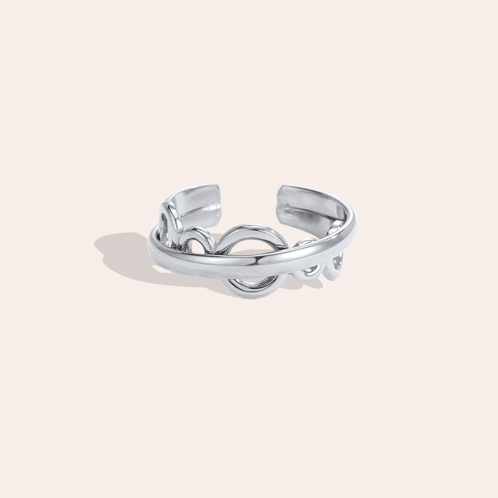 Edelstahl Ring Verstellbarer kleine Öse