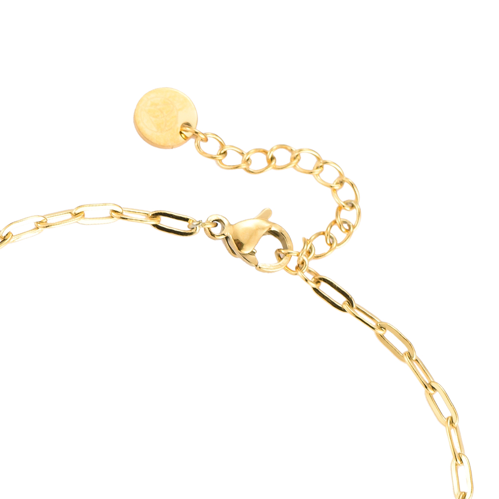 Edelstahl Armband Elongated Link