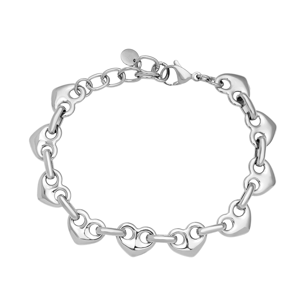 Edelstahl Armkette 17cm Heart Nose Chain