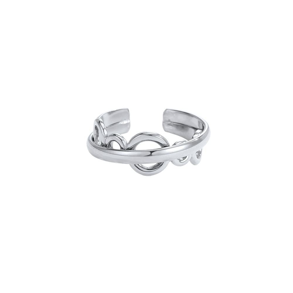 Edelstahl Ring Verstellbarer kleine Öse