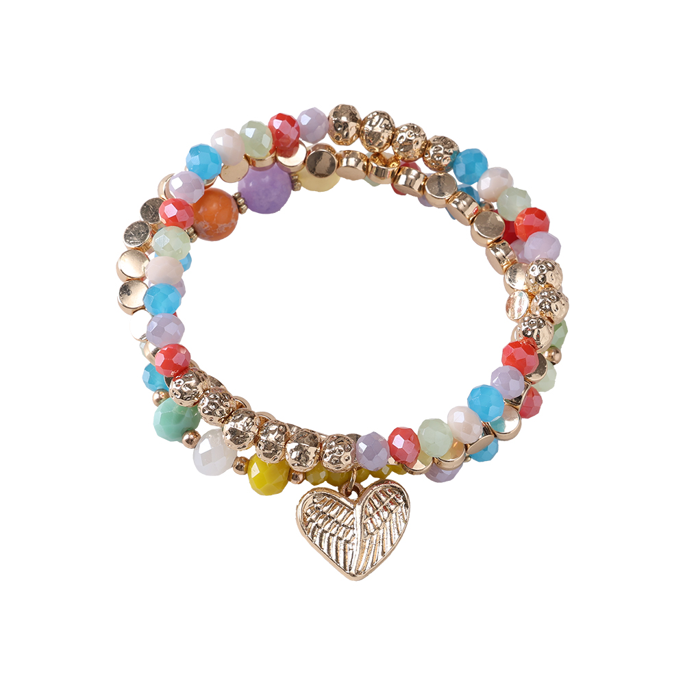 Herzplate Beads Armband