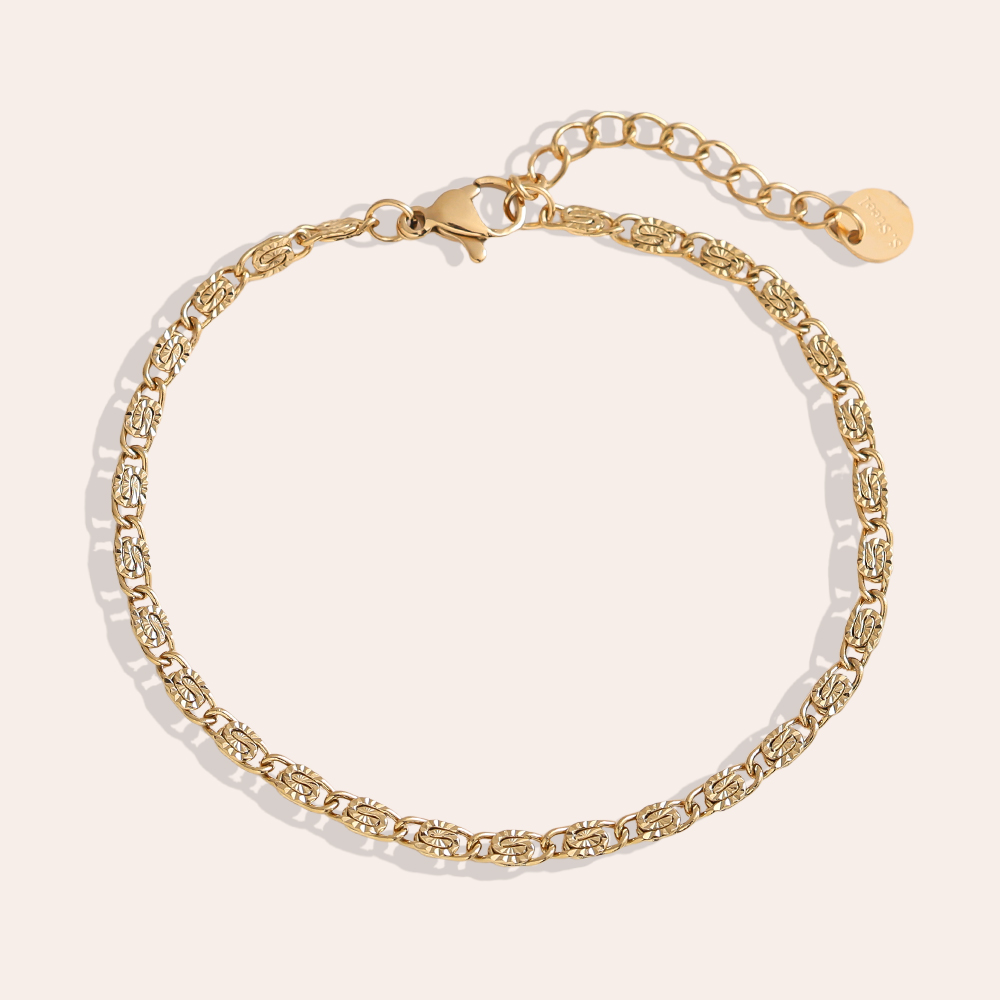 Edelstahl Armkette 17cm Casual Chain
