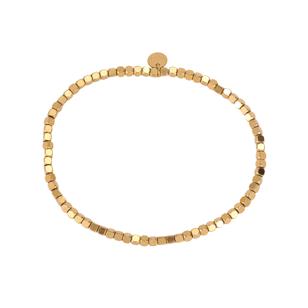 Edelstahl Armband Elastic kleinen quadratischen