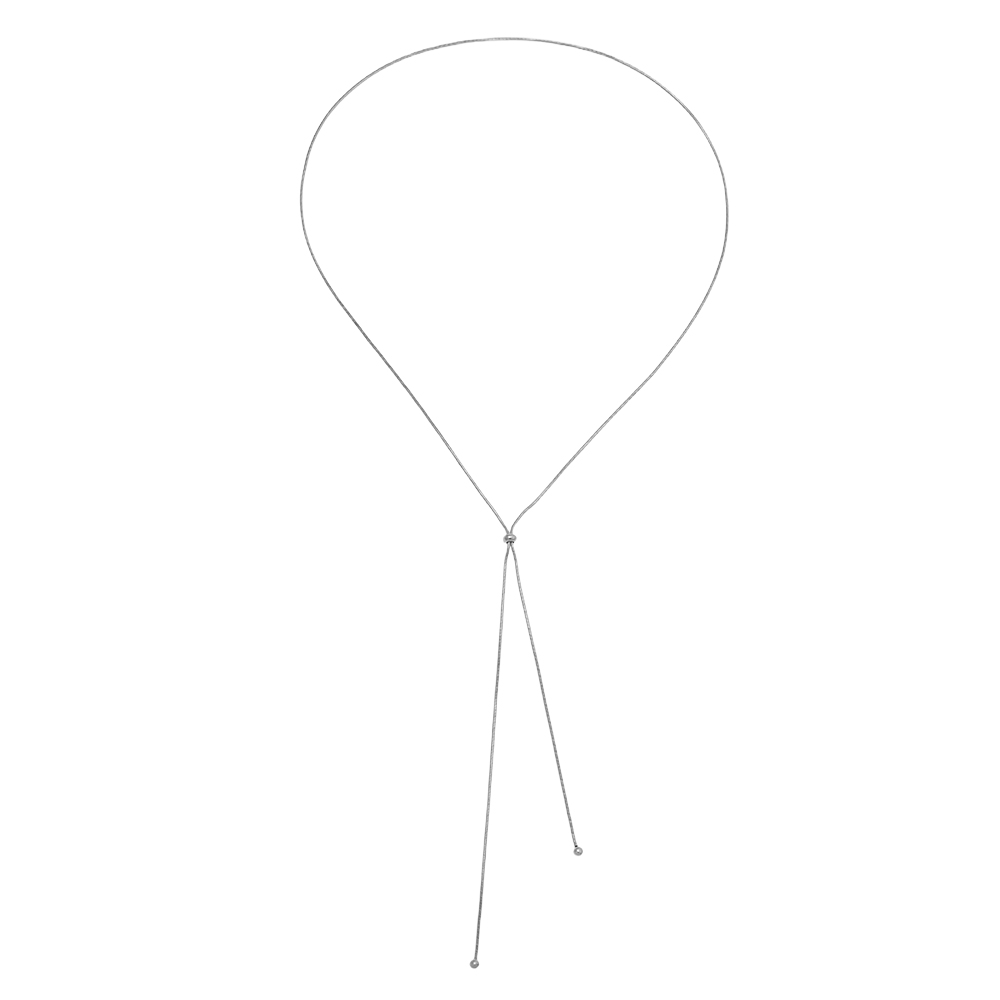 Edelstahl Halskette 90cm Adjustable Chain