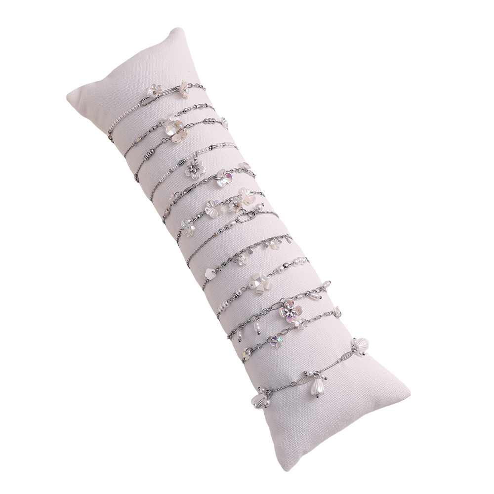Edelstahl Armband Set 12er 17cm Blumenmischung 