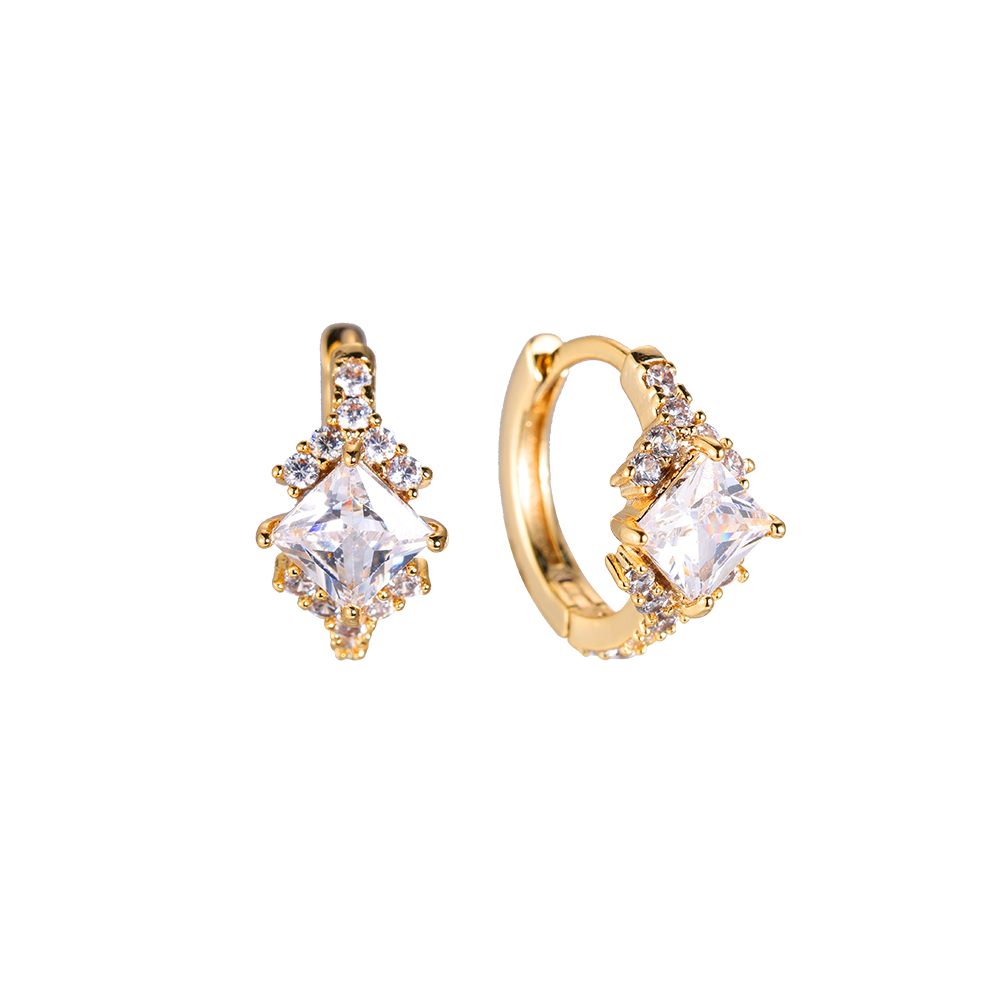 Mysterious Diamond Vergoldete Creole