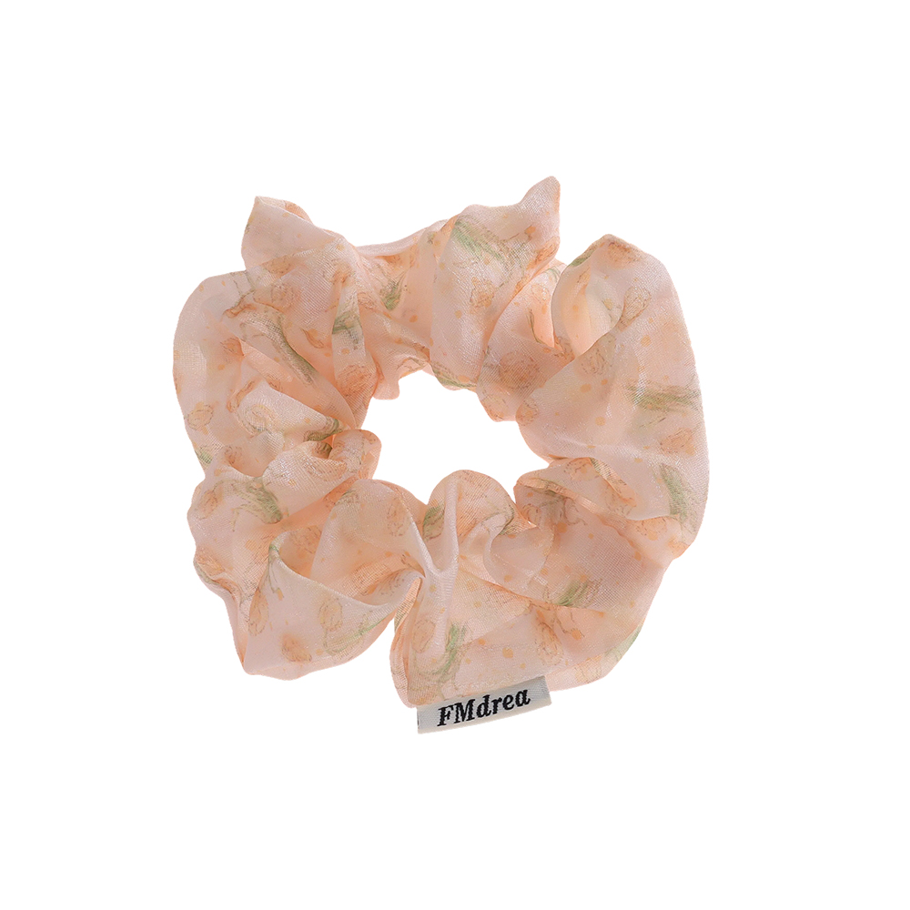 12*65mm Blumen Scrunchie  