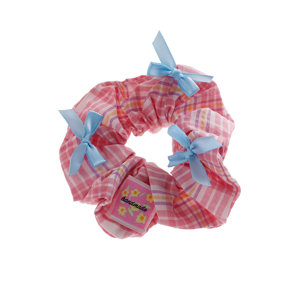 12*60mm Karos Steifen Bogen Scrunchie   