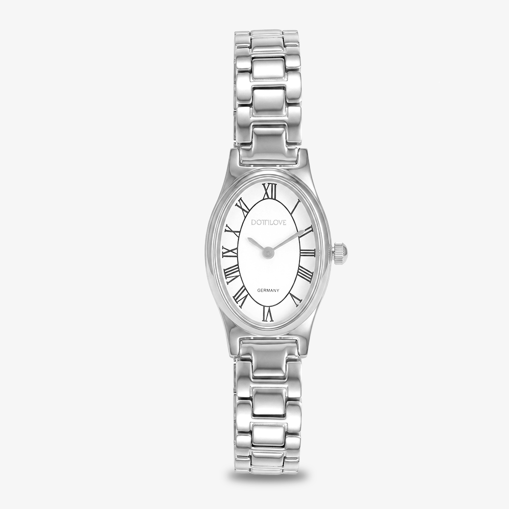 Edelstahl Uhr Tonneau