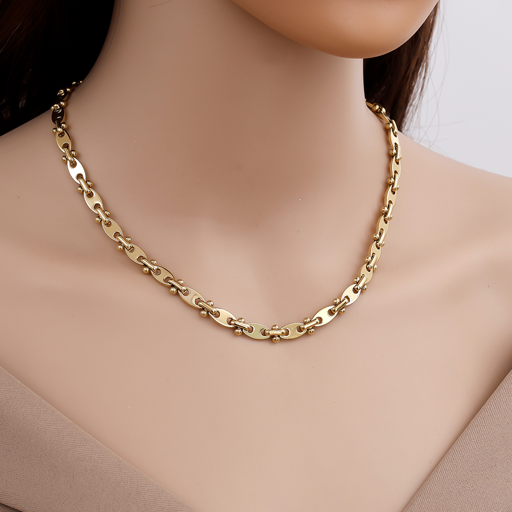Edelstahl Halskette 40cm Nice Nose Chain