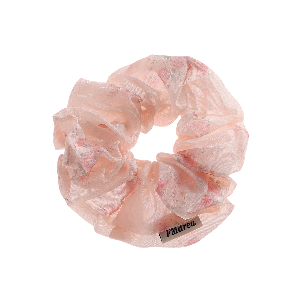 12*65mm Blumen Scrunchie  