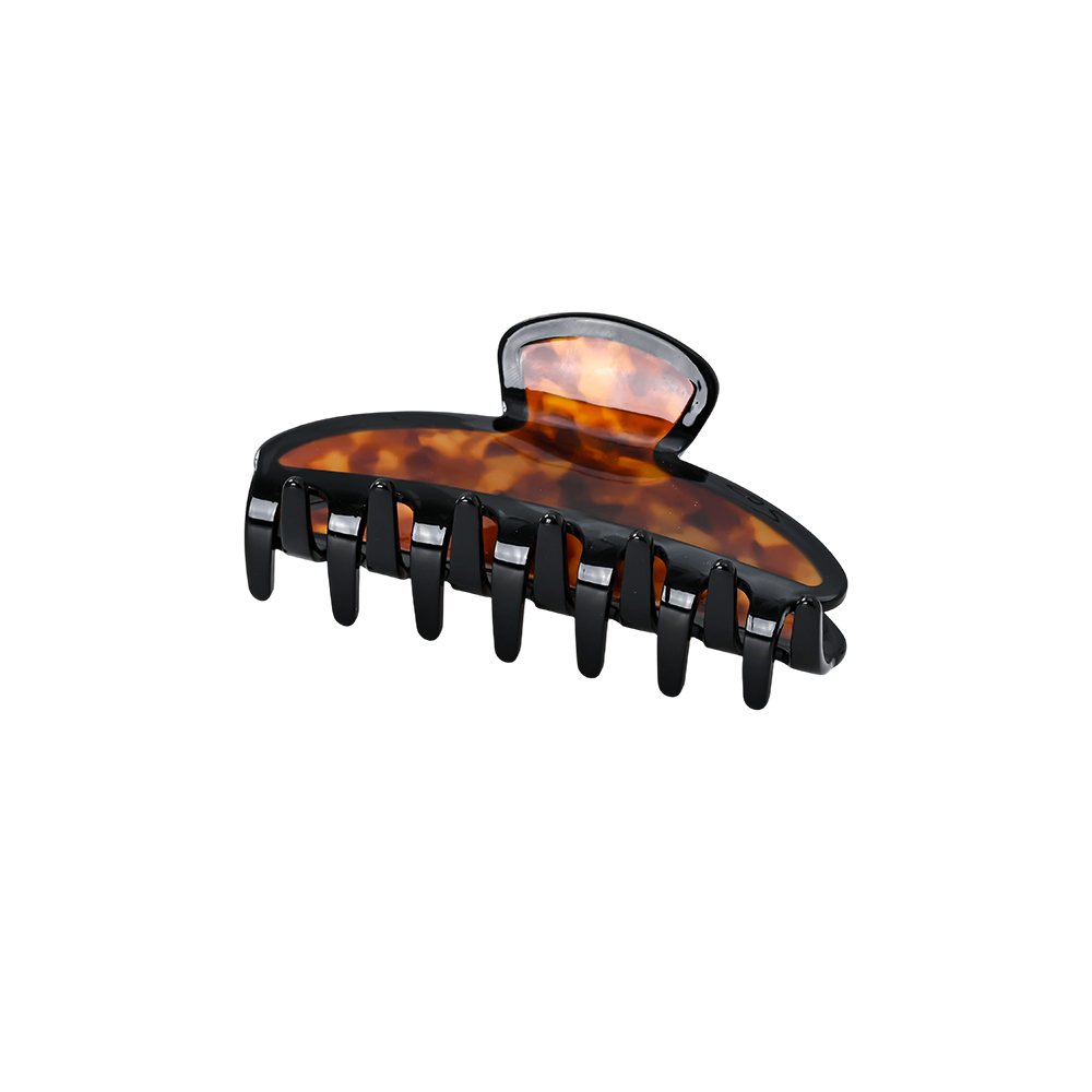 10cm warmes braun Haarklammer  