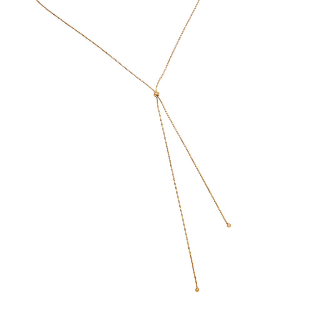 Edelstahl Halskette 90cm Adjustable Chain
