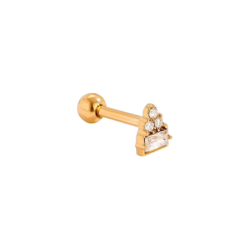Edelstahl Piercing 5mm Mini Diamond Group